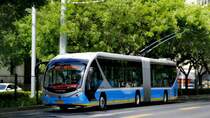 Ein FOTON BJD-WG180FA Gelenk Trolleybus in Xiaozhuang Peking
05/21/2017