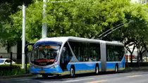 Ein FOTON BJD-WG180FA Gelenk Trolleybus in Xiaozhuang Peking
05/21/2017