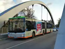 ÜSTRA Hannoversche Verkehrsbetriebe MAN Lions City G am 17.11.17 in Hannover auf der Linie 123 