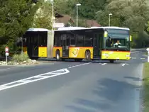 Postauto - Mercedes Citaro  BE  666083 unterwegs in Studen am 08.09.2017
