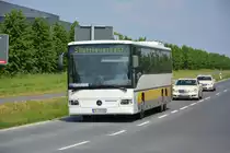 Am 04.06.2016 fährt TF-VG 101 für die ILA 2016 auf der Shuttle Linie  S . Aufgenommen wurde ein Mercedes Benz Integro.

