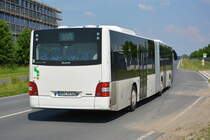 Am 04.06.2016 fährt OHV-VK 53 für die ILA 2016 auf der Shuttle Linie  R . Aufgenommen wurde ein MAN Lion's City G der OVG.
