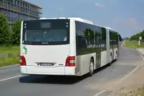 Am 04.06.2016 fährt OHV-VK 53 für die ILA 2016 auf der Shuttle Linie  R . Aufgenommen wurde ein MAN Lion's City G der OVG.
