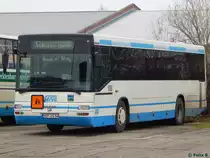 MAN SÜ 283 der MVVG in Neubrandenburg am 23.12.2016