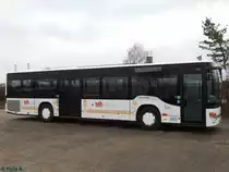 Setra 415 NF von Becker-Strelitz Reisen aus Deutschland in Neubrandenburg am 23.12.2016