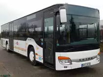 Setra 415 NF von Becker-Strelitz Reisen aus Deutschland in Neubrandenburg am 23.12.2016