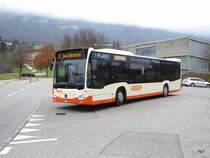 BSU - Mercedes Citaro Nr.98  SO 172098 unterwegs auf der Linie 4 in Rüttenen am 18.11.2017