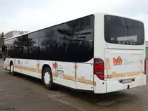 Setra 415 NF von Becker-Strelitz Reisen aus Deutschland in Neubrandenburg am 23.12.2016