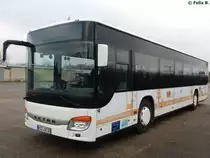 Setra 415 NF von Becker-Strelitz Reisen aus Deutschland in Neubrandenburg am 23.12.2016