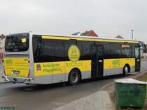 Irisbus Crossway der MVVG in Neubrandenburg am 23.12.2016