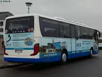 Setra 415 GT von Braasch Reisen aus Deutschland in Neubrandenburg am 23.12.2016