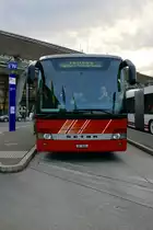Front der Setra 315 GT von Auto AG URI am 27.11.17 als Tellbus in Luzern.