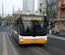 MVG MAN Lions City Wagen 823 am 02.12.17 in Mainz Hauptbahnhof