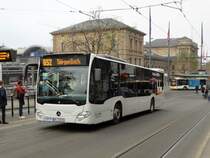 Reisebüro Müller Mercedes Benz Citaro 2 am 02.12.17 in Mainz Hauptbahnhof