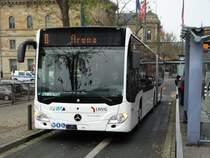 Autobus Sippel Mercedes Benz Citaro 2 G am 02.12.17 in Mainz Hauptbahnhof als Stadionverkehr
