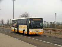 Griesar Reisen Mercedes Benz Integro als Shuttle Verkehr am 02.12.17 in Mainz