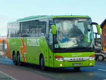 Setra 416 GT-HD von Flixbus/Wricke Touristik aus Deutschland in Neubrandenburg am 18.11.2016