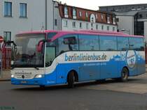 Mercedes Tourismo von BerlinLinienBus/URB in Neubrandenburg am 19.11.2016