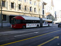 tpf - Hess Trolleybus Nr.517 FR  300397 unterwegs in der Stadt Freiburg am 07.12.2017