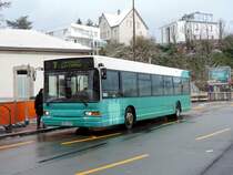Montbéliard - 09.12.17 : Heuliez GX 317 auf der Linie 5. Dieser Bus kommt aus der Stadt Vesoul.