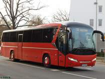 Neoplan Jetliner von Regionalbus Rostock in Gstrow am 23.11.2016