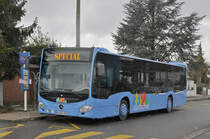 Mercedes Citaro von Distribus wartet beim Bahnhof Saint Louis. Die Aufnahme stammt vom 09.12.2017.