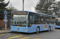 Mercedes Citaro von Distribus wartet beim Bahnhof Saint Louis. Die Aufnahme stammt vom 09.12.2017.