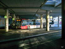 tpf - Mercedes Citaro Nr.162  FR 300244 bei den Bushaltestellen neben dem Bahnhof in Bulle am 07.12.2017