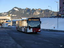 tpf - Mercedes Citaro Nr.162  FR 300244 unterwegs in Bulle am 07.12.2017