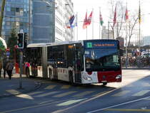 tpf - Mercedes Citaro  Nr.553  FR  300409 unterwegs in der Stadt Freiburg am 07.12.2017