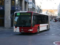 tpf - Mercedes Citaro Nr.592  FR 300437 unterwegs in der Stadt Freiburg am 07.12.2017