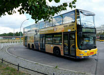MAN Lion's City der BVG, Wagen '3542' als '200' in Berlin /Hertzallee im September 2017.