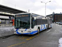 BOGG - Mercedes Citaro Nr.201  SO 157070 bei den Bushaltestellen vor dem Bahnhof Olten am 09.12.2017

