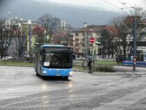 DB Rhein Neckar Bus MAN Lions City am 16.12.17 in Heidelberg Hbf