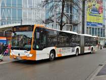 RNV Mercedes Benz Citaro 2 G Wagen 8189 am 16.12.17 in Heidelberg Bismarckplatz