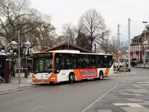 RNV Mercedes Benz Citaro 1 Wagen 6236 am 16.12.17 in Heidelberg Bismarckplatz