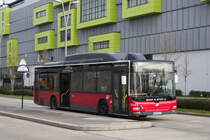 Wiener Linien NL273T2 8445 auf der Linie 87A in Stadlau, 20.11.2017