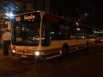 Der 0803 von Mbus als 006 nach Wanlo in Rheydt um kurz nach 23 Uhr,
