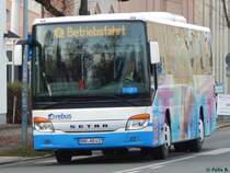 Setra 415 UL von Regionalbus Rostock in Güstrow am 23.11.2016