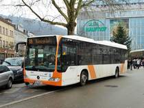 Discipulus Mercedes Benz Citaro C1 Facelift Wagen 0867 am 10.12.15 in Heidelberg auf der Linie 39