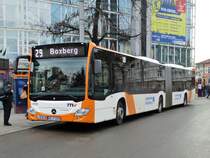 RNV Mercedes Benz Citaro 2 G Wagen 8195 am 16.12.17 in Heidelberg Bismarckplatz