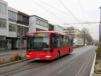 DB Rhein Neckar Bus Mercedes Benz Citaro 1 Ü an 16.12.17 in Heidelberg