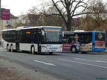 Setra 418 LE Business von Regionalbus Rostock in Güstrow am 23.11.2016