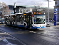 VBL - Mercedes Citaro Nr.167 LU 174637 unterwegs auf der Linie 20 in Luzern am 09.12.2017