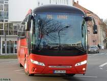 Neoplan Jetliner von Regionalbus Rostock in Güstrow am 23.11.2016