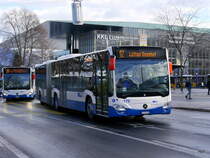 VBL - Mercedes Citaro Nr.179  LU 240937 unterwegs auf der Linie 17 in Luzern am 09.12.2017