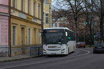 Ein Iveco (EuroClass) ?? in Budweis.22.12.2017 14:24 Uhr.