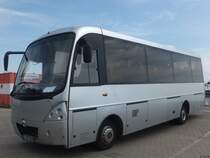 Irisbus Tema von Kalkbergreisen aus Deutschland im Stadthafen Sassnitz am 05.07.2014