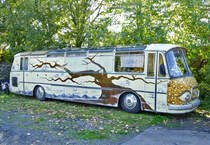 Krauss-Maffei Oldtimerbus als Camper umfunktioniert in Erftstadt-Liblar - 14.10.2017