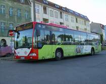 Wagen 341 auf Linie 21 am 02.10.2008 Busplatz Cottbus